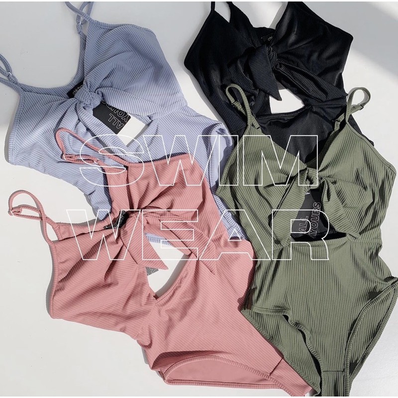 [Mã SKAMCLU7 giảm 10% tối đa 50K đơn 0Đ] bộ bơi 2 dây nơ ngực 4 màu | BigBuy360 - bigbuy360.vn