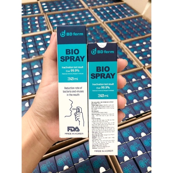 Xịt họng sinh học Bdferm Bio spray Hàn quốc 30ml