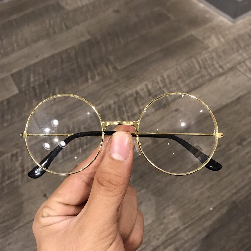 Mắt kính giả cận ulzzang tròn xoe Nobita tinh tế❤️FREESHIP❤️gọng kính oval nam nữ AH170