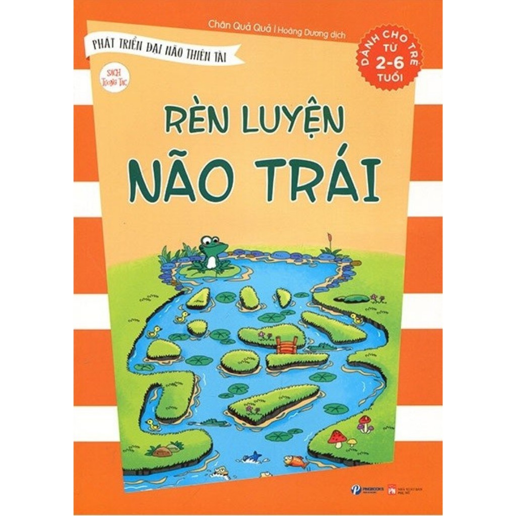 Sách - Bộ Não Phát Triển Đại Não Thiên Tài - Dành Cho Trẻ 2-6 Tuổi: Rèn Luyện Não Trái