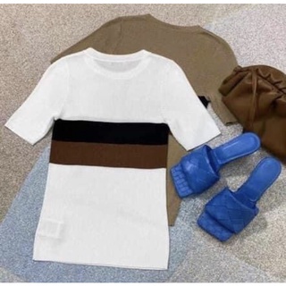 bán sỉ áo len kẻ ngang ngực