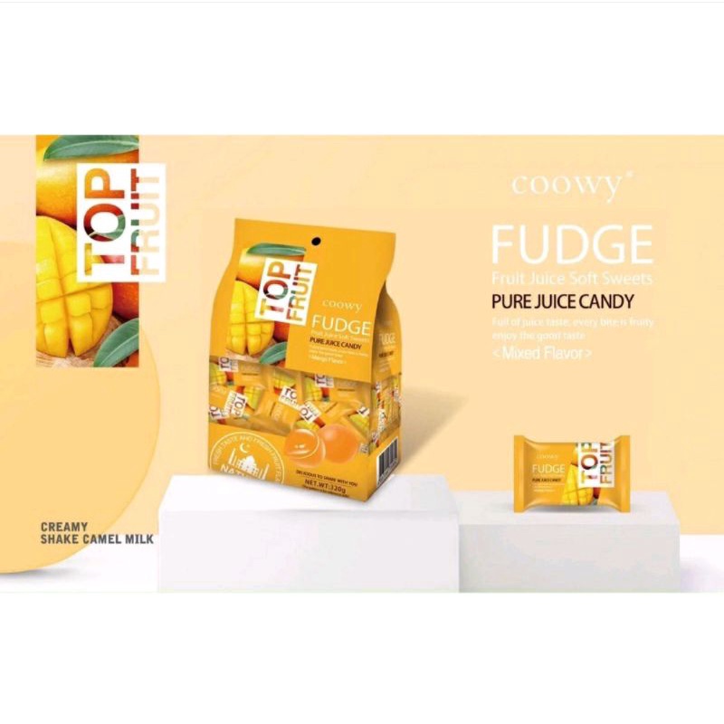 [ SẴN ] KẸO DẺO TRÁI CÂY TOP FRUIT 320G  dai dai, thơm ngon