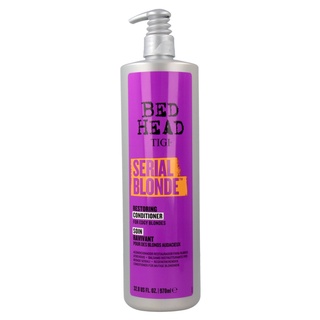 Dầu xả tái tạo dành cho tóc nhuộm tông lạnh Tigi Bed Head Dumb Blonde Restoring Conditioner 970ml