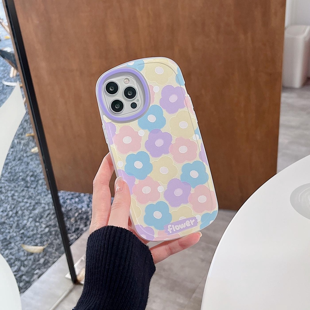 Ốp Điện Thoại Tpu Silicon Mềm Chống Sốc Chống Trượt In Họa Tiết Hoa Nhiều Màu Sắc Cho iPhone 11 12 13 pro max xr x xsmax