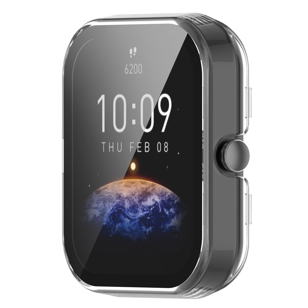 Kính Cường Lực + Miếng Dán Màn Hình Cho Đồng Hồ Thông Minh Huami Amazfit bip 3 / bip 3 pro