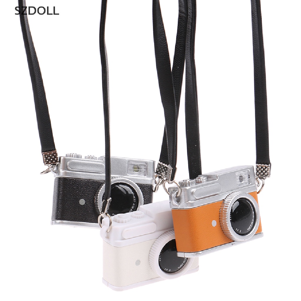 Mô Hình Máy Ảnh Cổ Điển Mini Có Đèn Và Âm Thanh Trang Trí Nhà Búp Bê