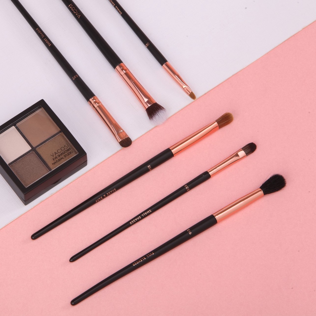 Cọ Tán Phấn Mắt E12 VACOSI Đầu Tròn VACOSI - E12 CREASE BLENDER BRUSH