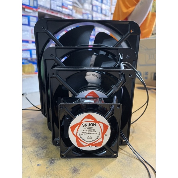 Quạt tản nhiệt 220V 12x12 và 15x15