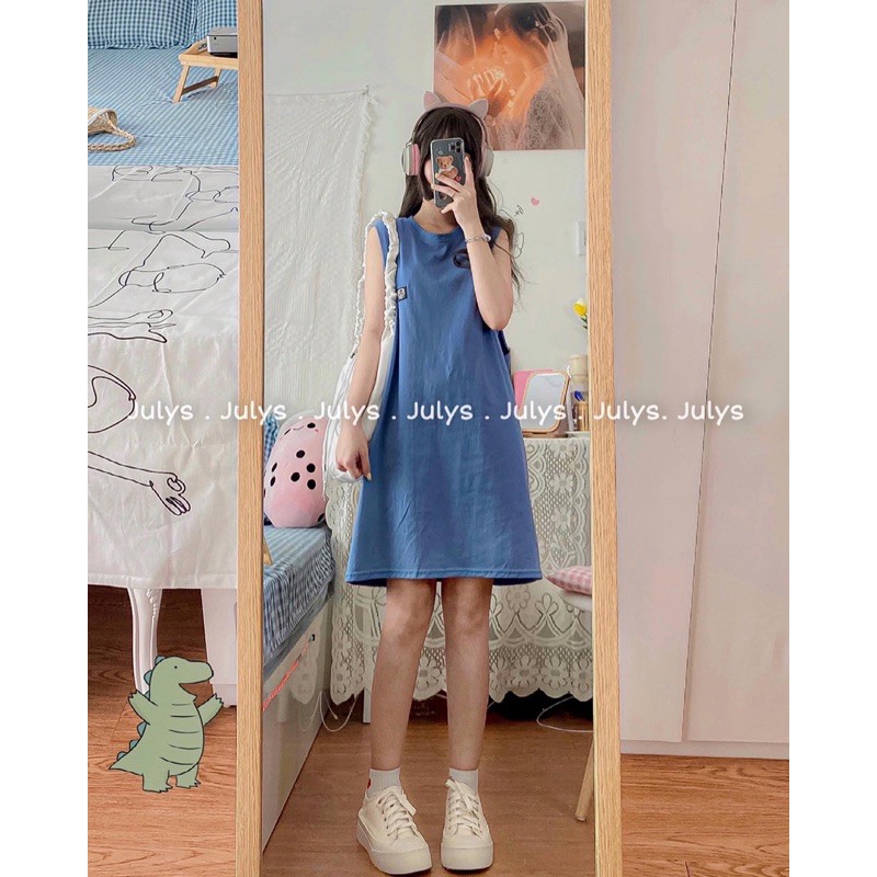 VÁY TANKTOP logo chú trâu xinh (ảnh thật shop chụp kèm video) | BigBuy360 - bigbuy360.vn