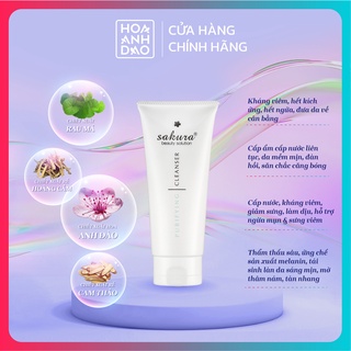 Sữa rửa mặt cho da dầu và mụn Sakura Purifying Cleanser