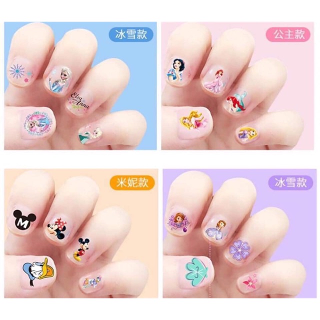 5 set Sticker dán móng cho bé