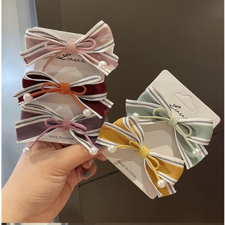 Cột Tóc Nơ Dễ Thương Phong Cách Tiểu Thư Cho Bạn Nữ