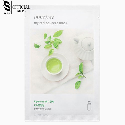 {Auth}Mặt Nạ Innisfree - Mặt Nạ Giấy My Real Squeeze Mask