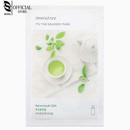 {Auth}Mặt Nạ Innisfree - Mặt Nạ Giấy My Real Squeeze Mask | Thế Giới Skin Care