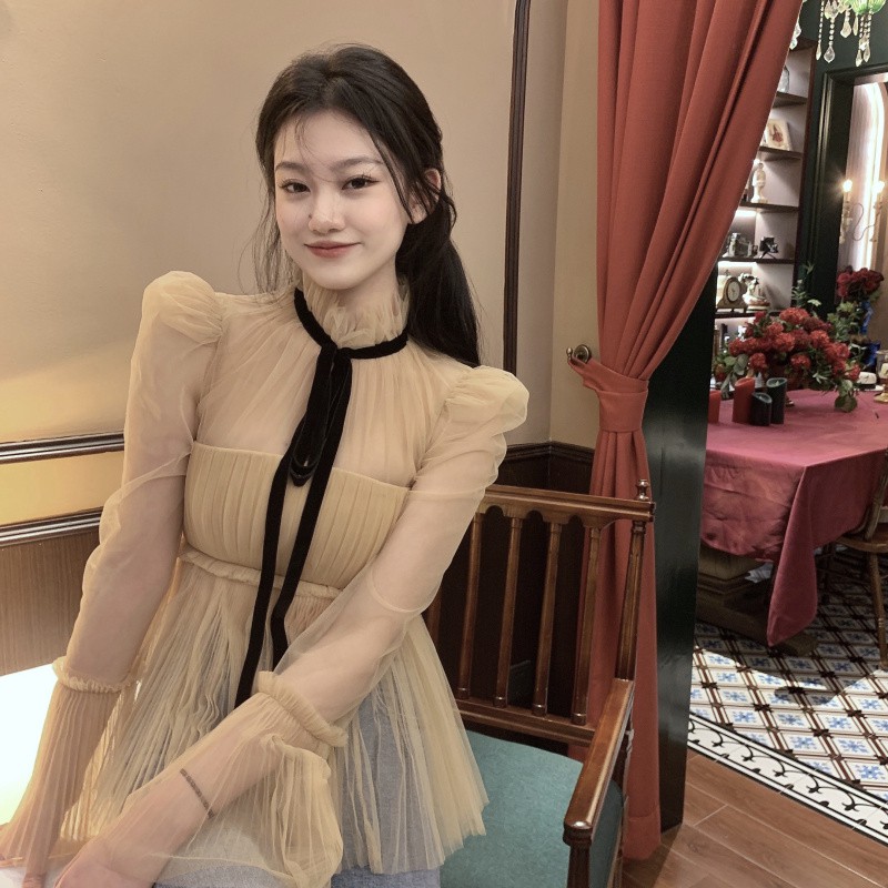 🎀Áo Kiểu Thiết Kế Voan Lưới Mẫu Mới Nhất 🎀