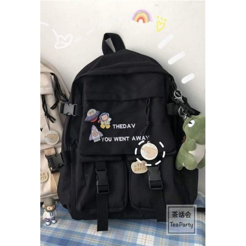 Balo in sticker vải dù