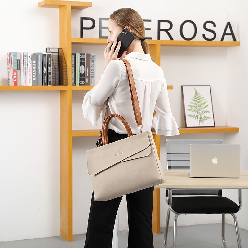 Thư của phụ nữ xách tay trong văn phòng A4 s ứ giả làm việc đồ sộ 13.3 "14 máy tính túi 15 | BigBuy360 - bigbuy360.vn