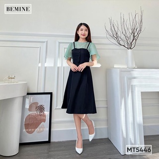 Đầm giả yếm tay cánh tiên mt5446den