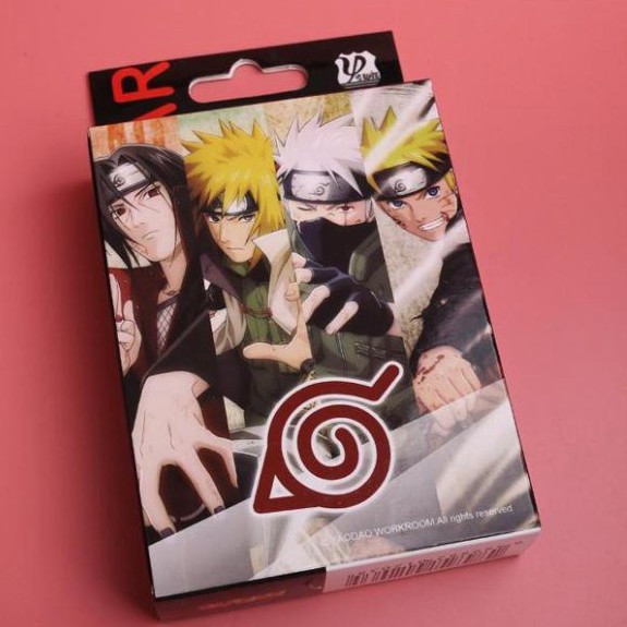 Bộ bài tây, tú lơ khơ tổng hợp nhiều mẫu One Piece, Naruto, Dragon Ball, Kimetsu no Yaiba, Conan, Doraemon, anime, manga