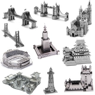 Mô hình 3D bằng thép tự ráp mẫu công trình