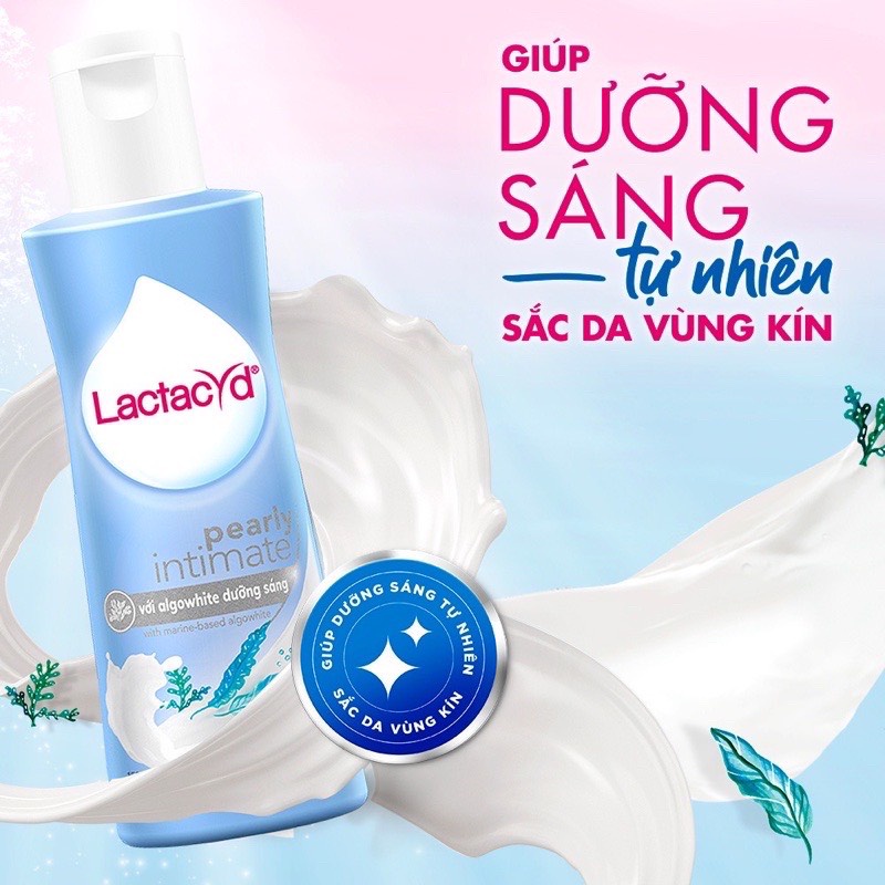 Dung dịch vệ sinh phụ nữ Lactacyd Pearly Intimate 60ml