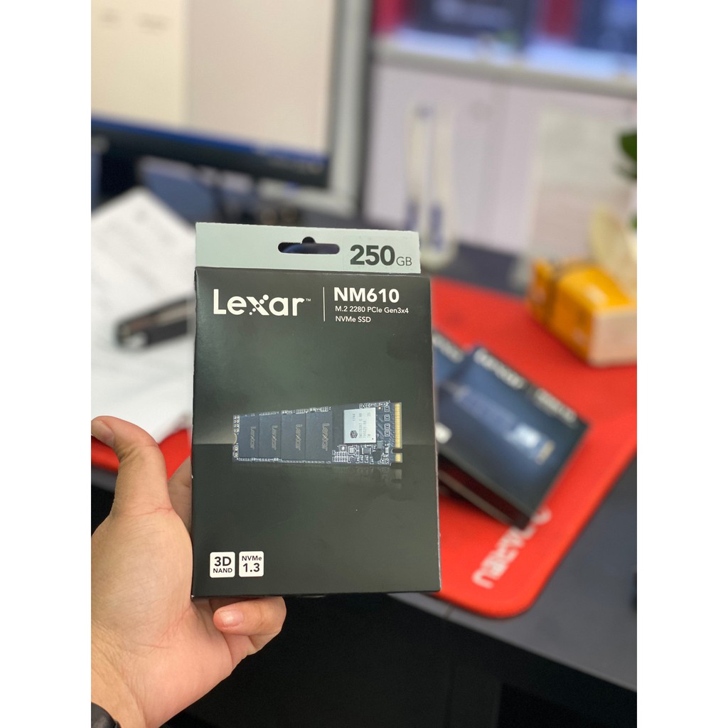 Ổ cứng SSD PCIe NVMe Lexar NM610 250GB - Chính hãng Mai Hoàng( SSD NVME 256GB) | BigBuy360 - bigbuy360.vn