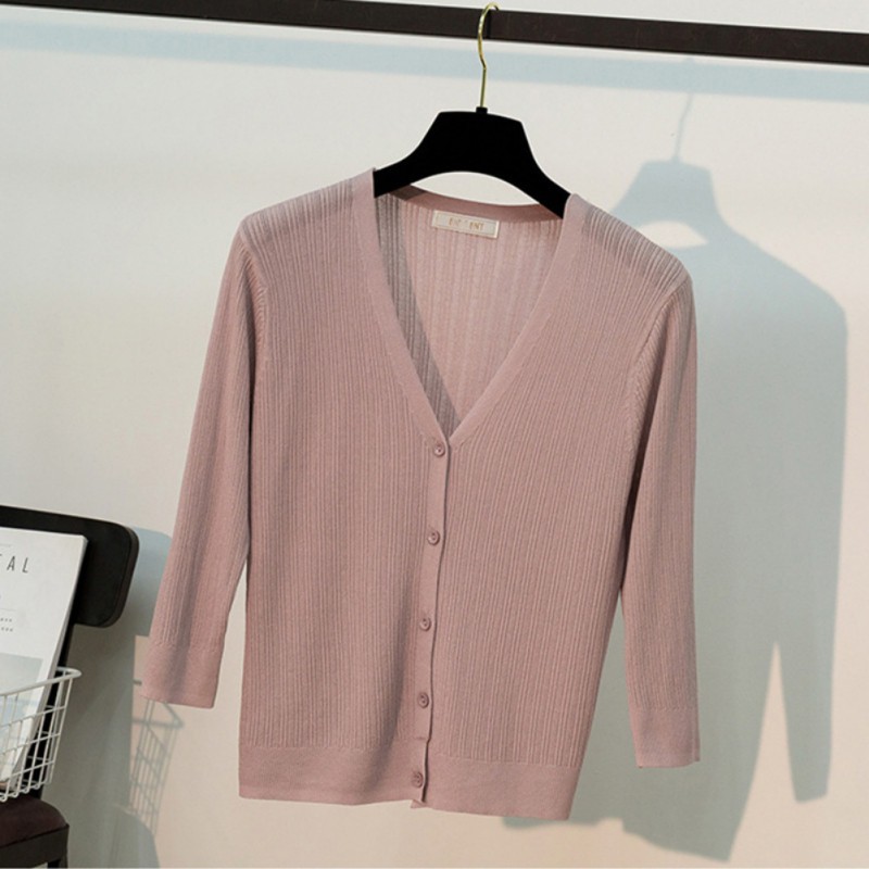 Áo khoác Cardigan dệt kim tay lỡ chống nắng | BigBuy360 - bigbuy360.vn