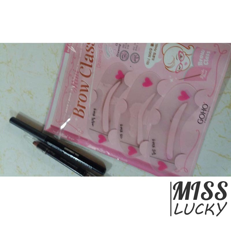 Set 3 dụng cụ tạo khối lông mày thời trang cho nữ