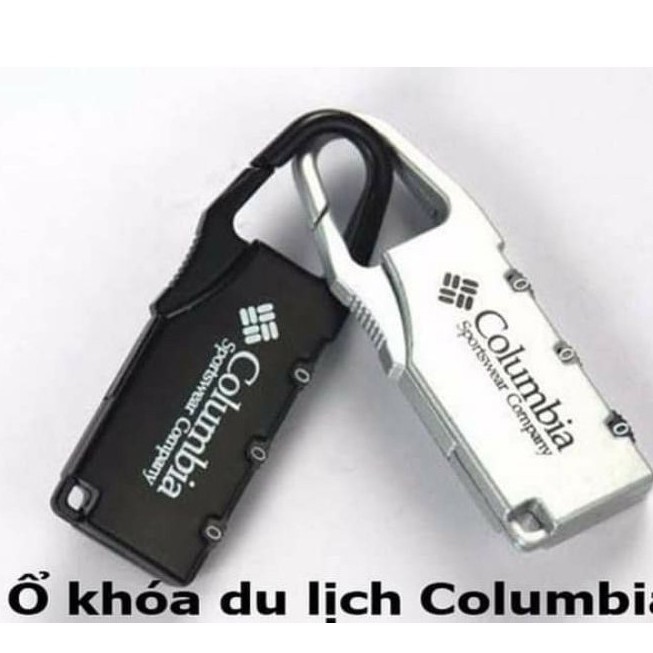 Ổ KHÓA⚡MIỄN PHÍ VẬN CHUYỂN⚡ Ổ KHÓA SỐ MINI DU LỊCH COLUMBIA KHÓA BALO VALY TÚI XÁCH CAO CẤP TIỆN DỤNG