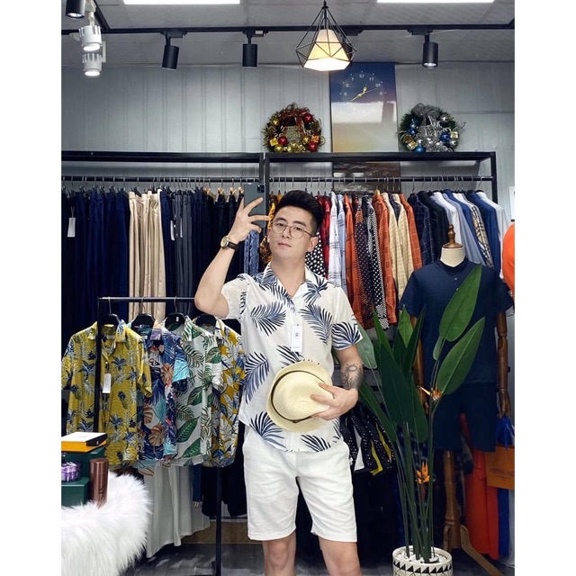 Áo sơ mi đũi nam mềm mại áo nam đũi sơ mi có cổ | BigBuy360 - bigbuy360.vn