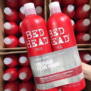 [HÀNG AUTH] Cặp Dầu Gội - Xả TIGI Bed Head Màu Đỏ [HÀNG AUTH]