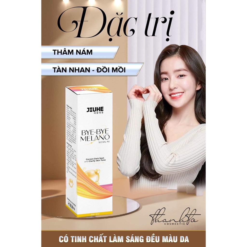 SERUM JIUHE THÂM THANH TÔ VER3 BYE BYE MELANO CHÍNH HÃNG 100%