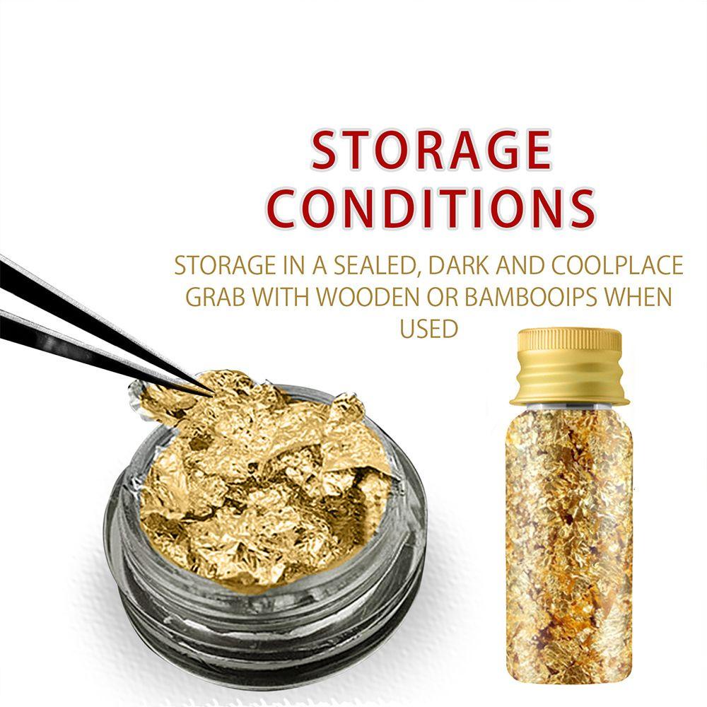 OCEANMAP Giấy Foil Vàng Lấp Lánh Dán Trang Trí Móng Tay Nghệ Thuật