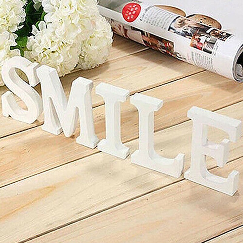 Chữ Cái Gỗ 26(A-Z) Màu Sắc Trang Trí Sinh Nhật, Đám Cưới