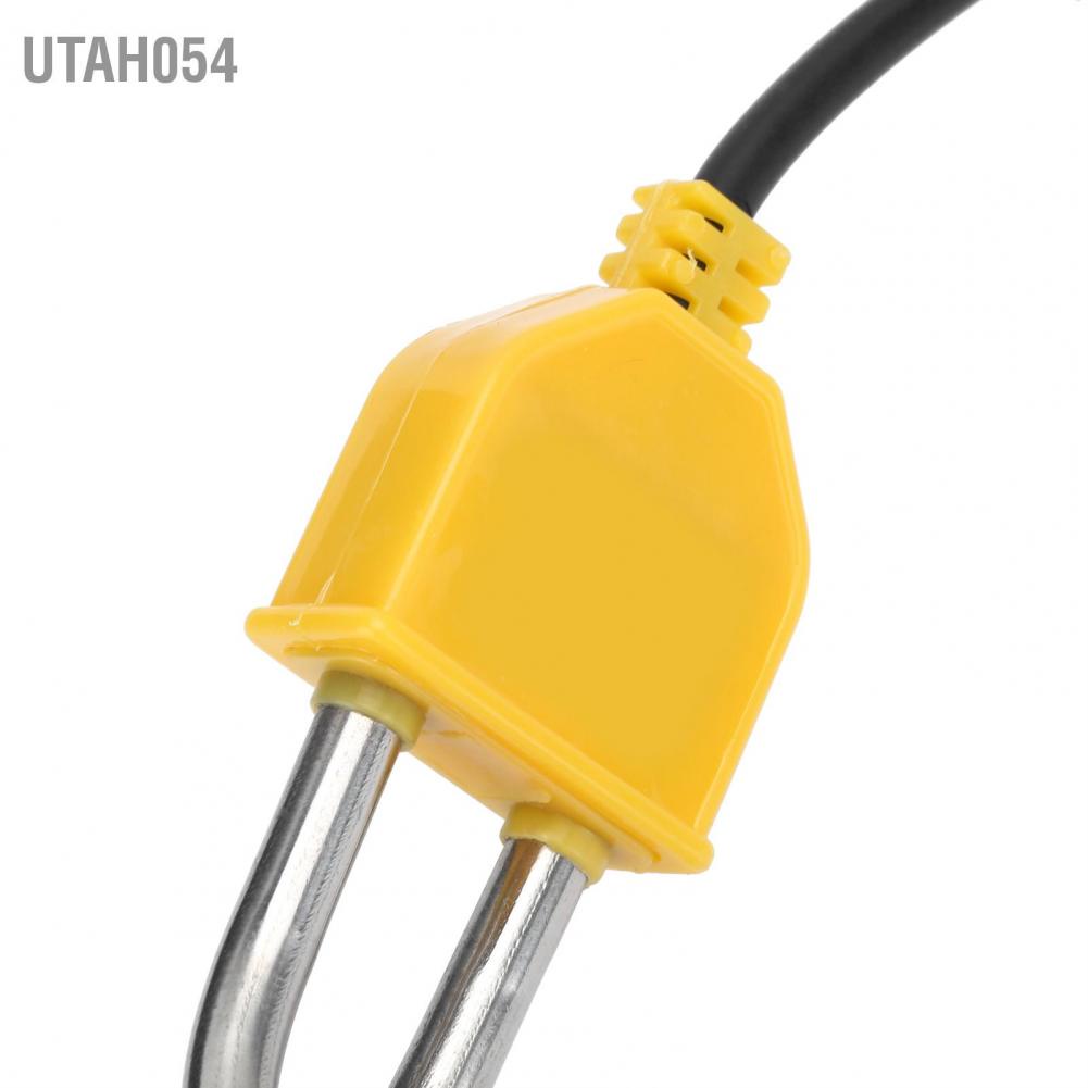 Utah054 1200W Stainless Steel Immersion Heater Portable Boiler Water Heating Rod for Home Travel