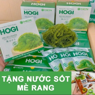 [Tặng kèm nước sốt mè rang] Rong nho tách nước công nghệ Nhật Bản - 1 gói 20g nở ra 200g