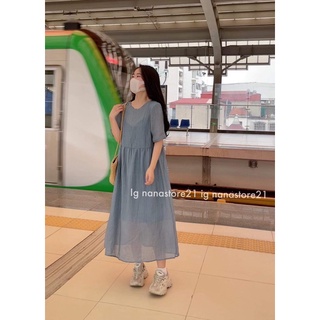 Set váy voan nhiều màu xinh Nana21 Nana21store