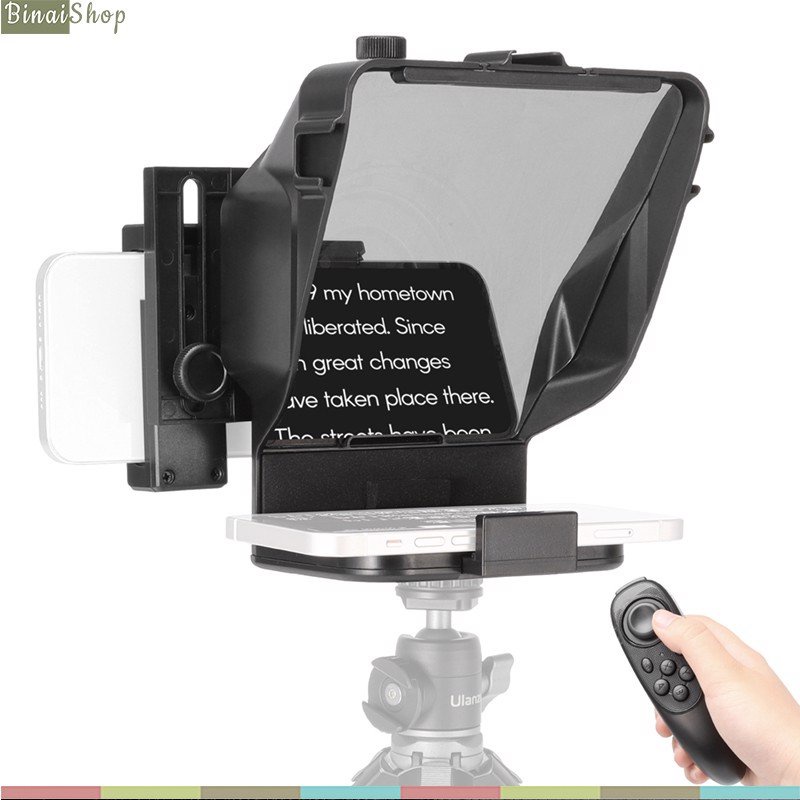 Ulanzi Teleprompter PT-16 - Máy Nhắc Chữ Mini Cho Vlogger, Nhà Báo, Người Thuyết Trình, Dùng Cho Smartphone, Tablet