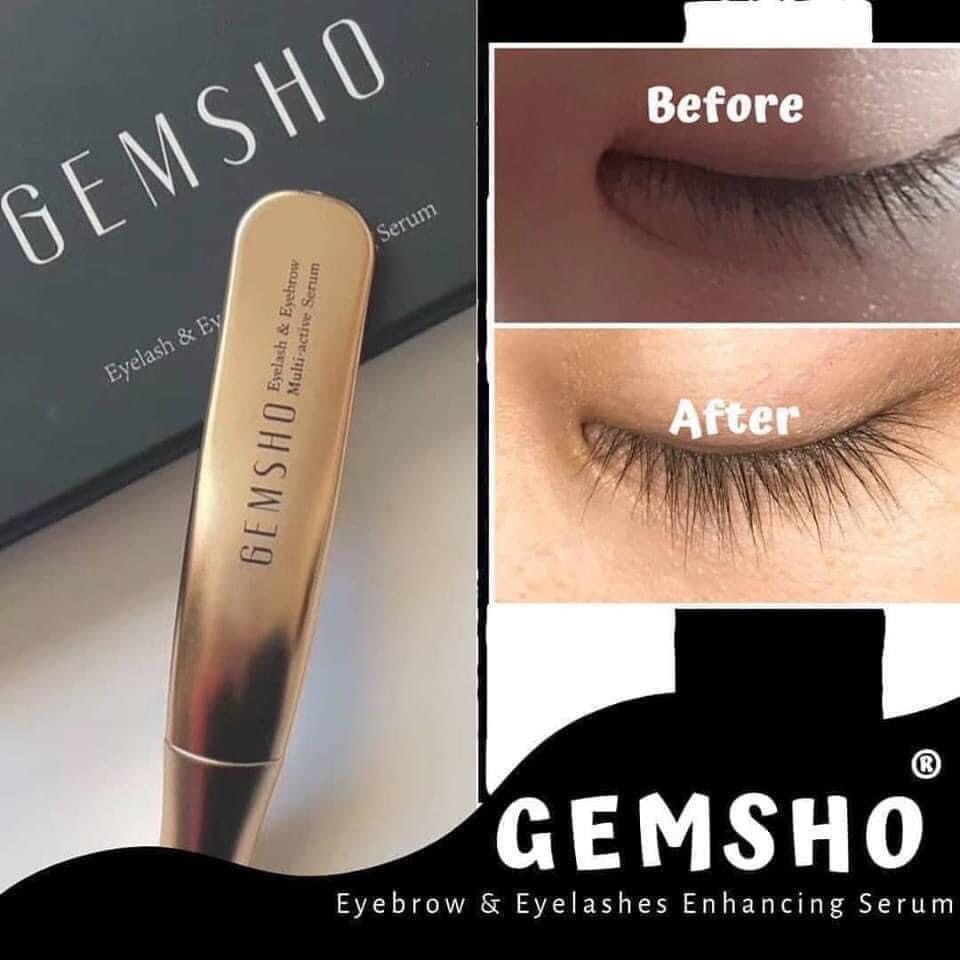 Serum Dưỡng Dài Mi GEMSHO Eyelash & Eyebrown Multi-Active 3ml | Shopee Việt  Nam