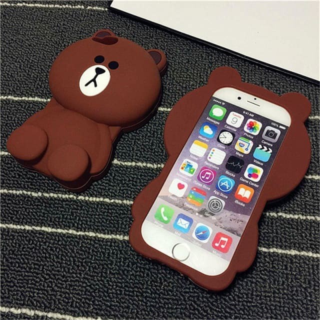 Ốp lưng gấu Brown Samsung