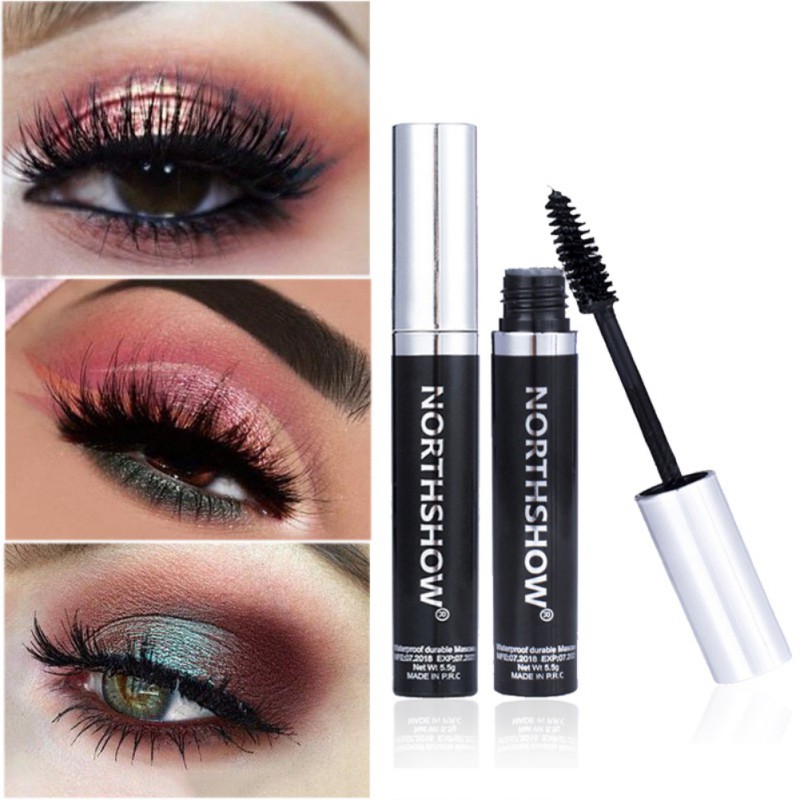 Mascara đen chuốt mi 3D trang điểm khô nhanh không thấm nước