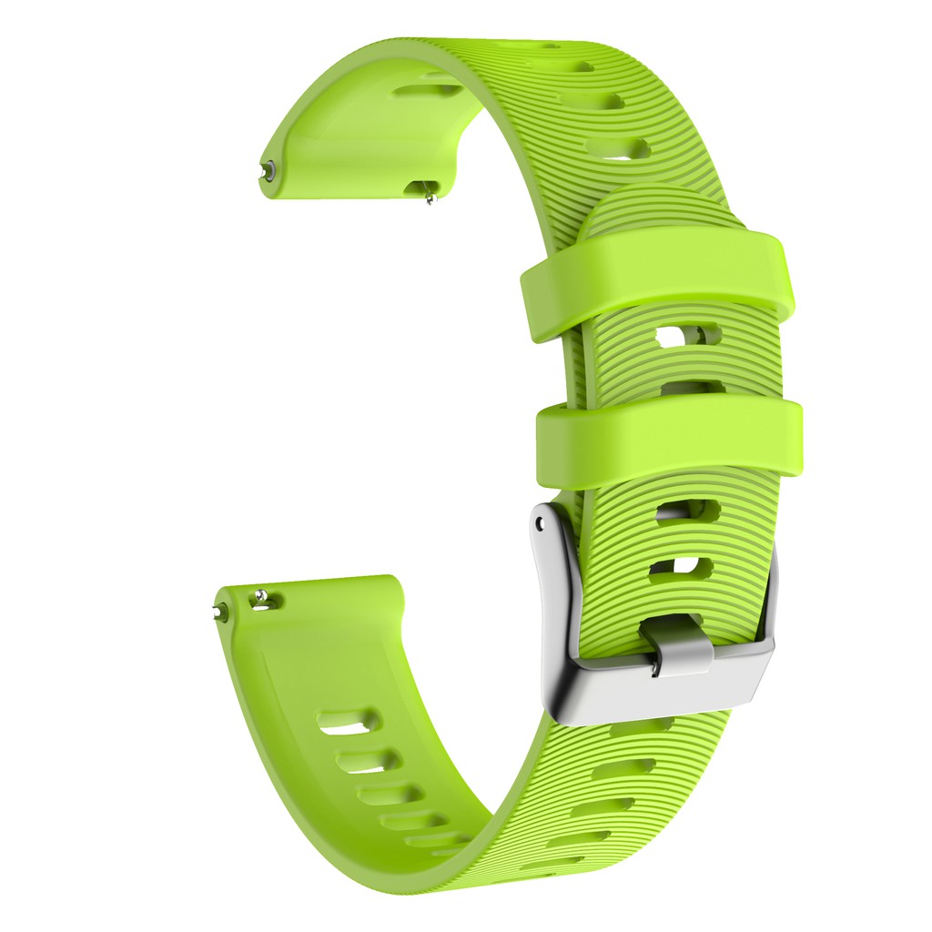 Dây Đeo Silicon Mềm 20mm Cho Garmin Forerunner 245 645 Vivoactive 3 Venu SQ Vivomove Approach S40