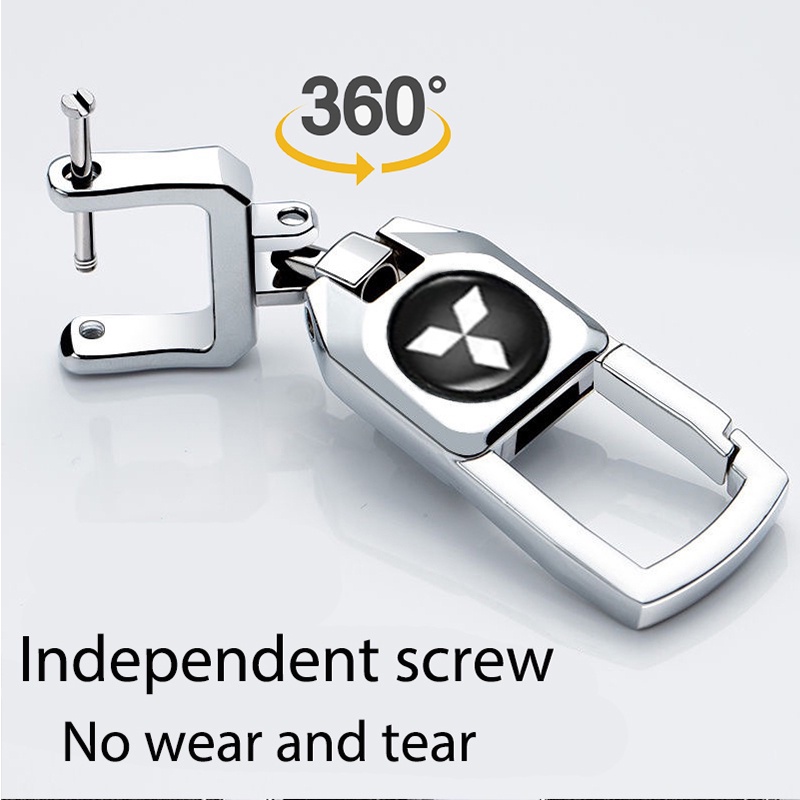 Bao Da Bảo Vệ Chìa Khóa Xe Hơi Mitsubishi Bằng Hợp Kim