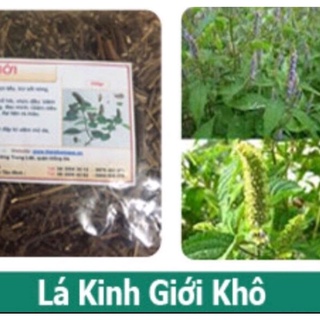 Kinh giới khô (bông, lá, cành )100g