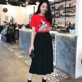Chân váy xếp ly dàng dài quốc dân