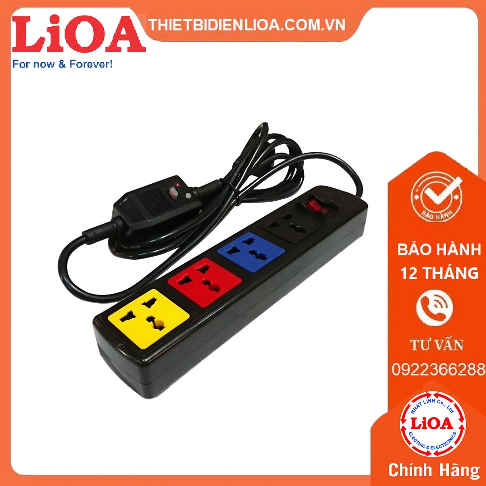 Ổ Cắm Kéo Dài Đa Năng Lioa 4 Lỗ 4D32N - 4D52N Dài 3m / 5m