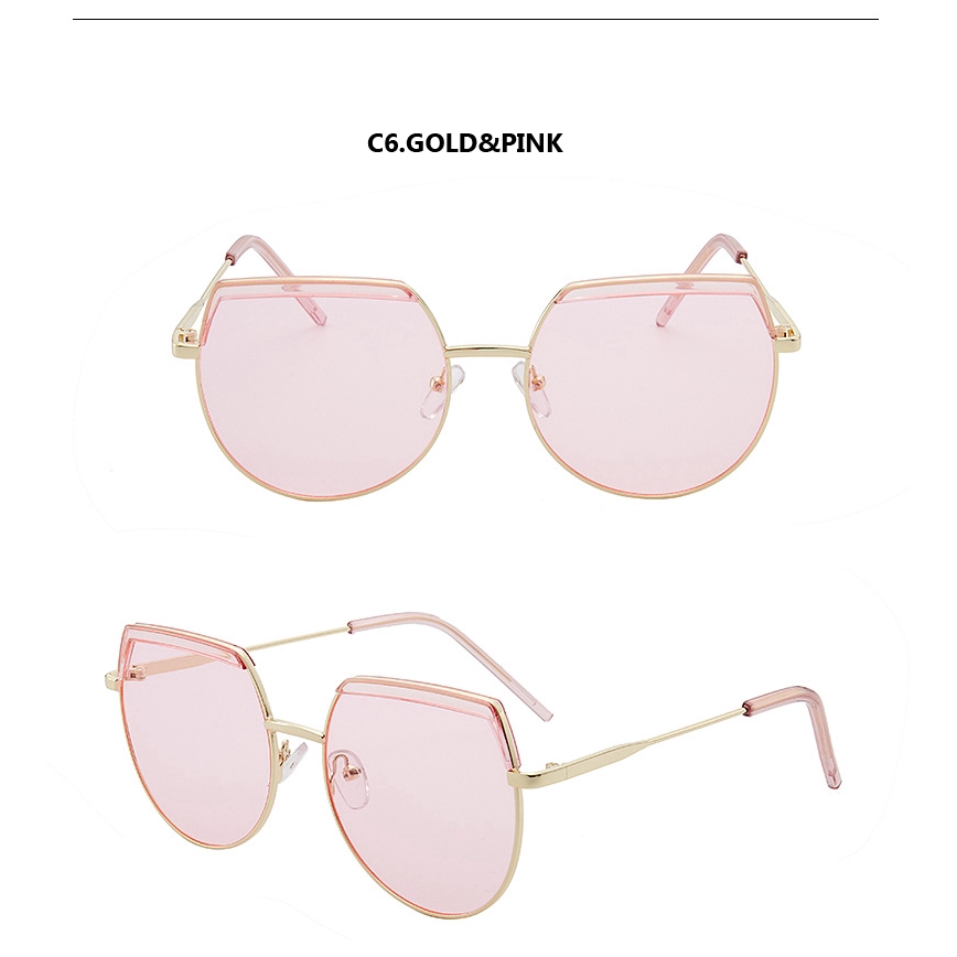 Kính mát gọng kim loại thời thượng cho nam nữ