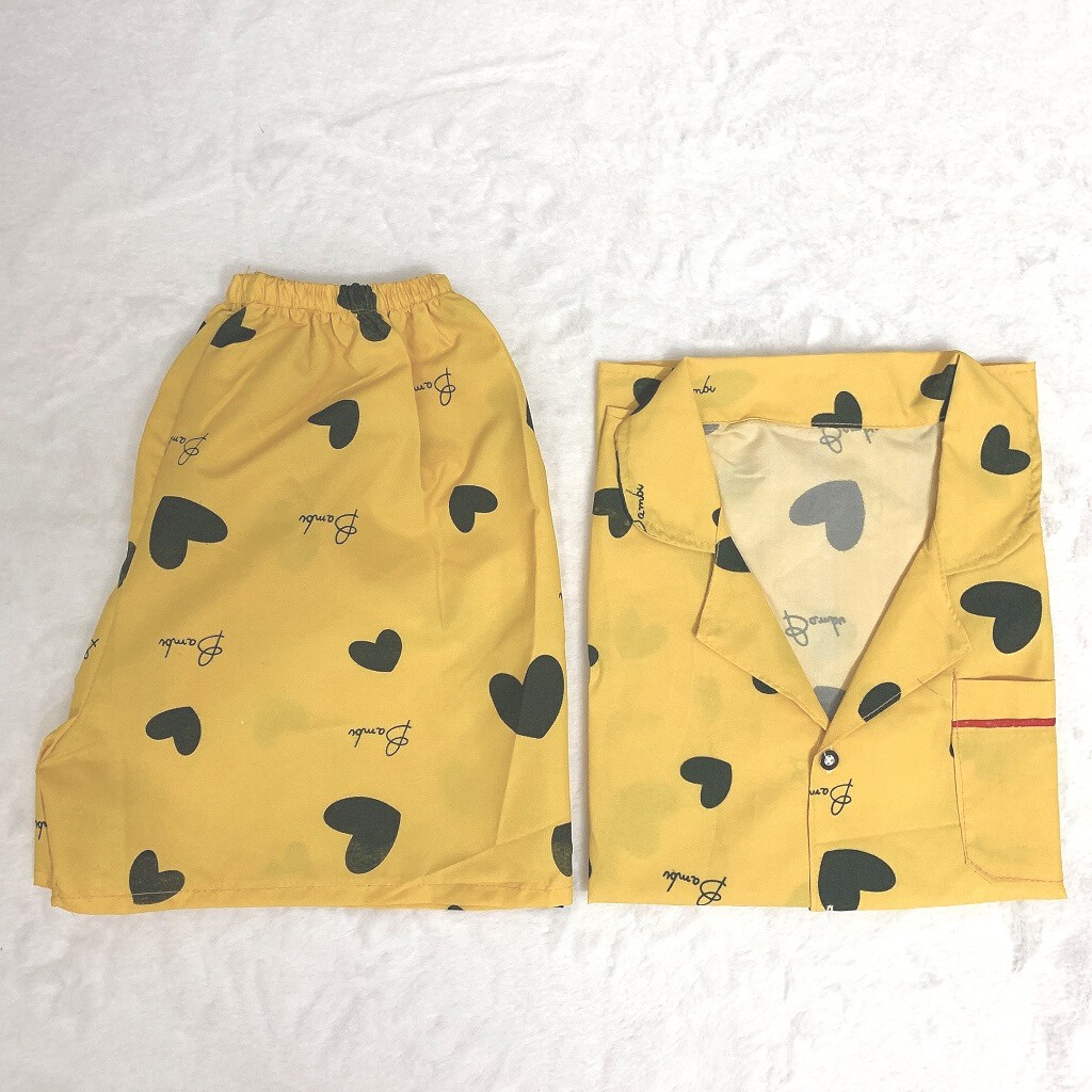 Bộ Pijama Kate thái quần đùi dễ thương Form dưới 60 kí chọn mẫu | BigBuy360 - bigbuy360.vn