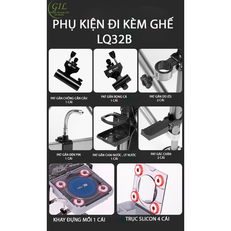 Ghế ngồi câu cá địa hình đa năng 07