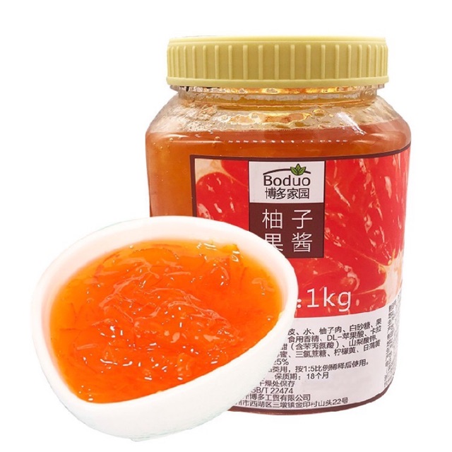 Sốt bưởi hồng Boduo 1kg